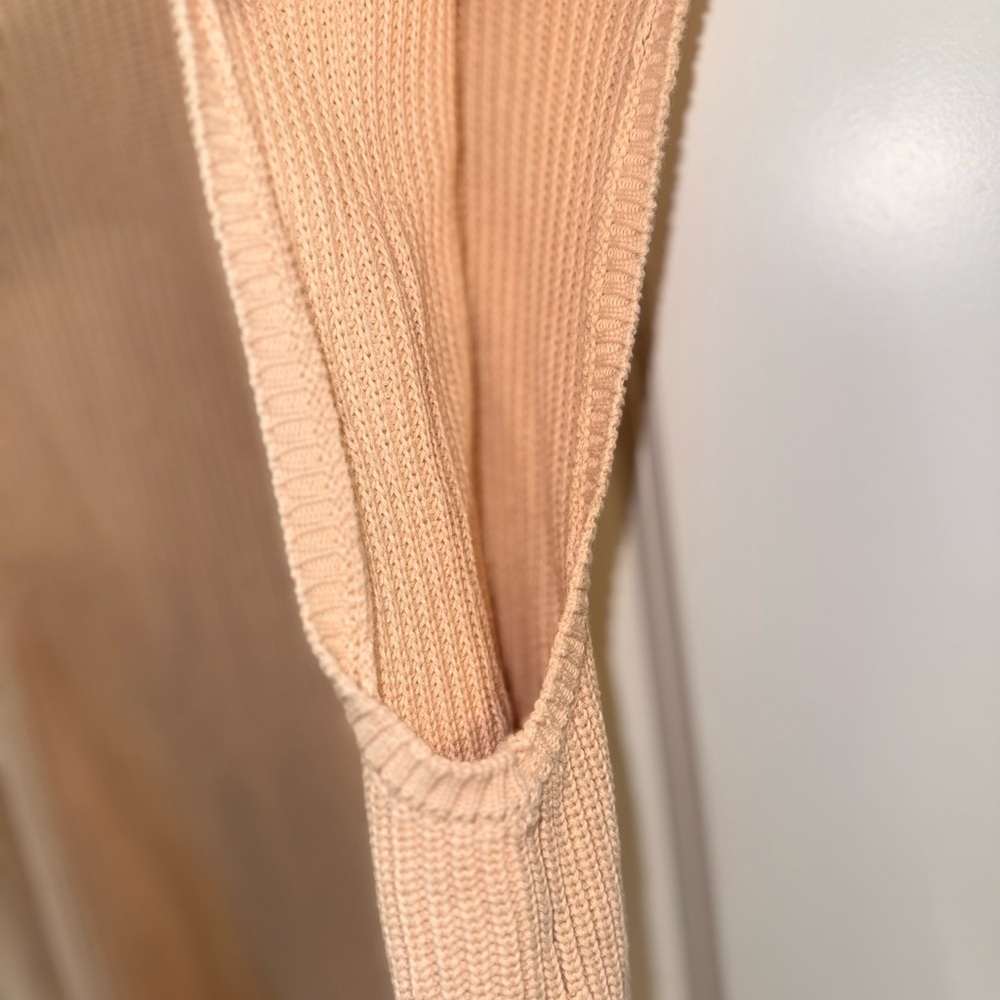 Simply Southern Peach Beachy Knit Sweater/poncho (L) - Picture 6 of 6